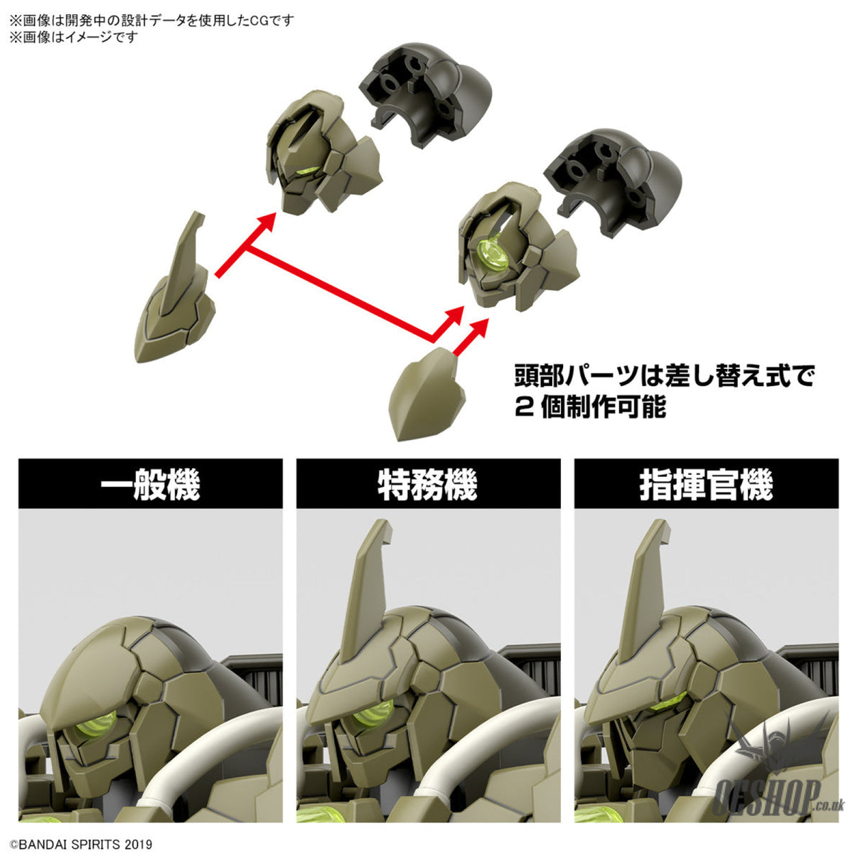 1/144 30MM 63 bEXM 21 Verdenova (Green) Scale Model Kits