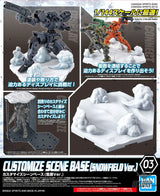 1/144 30MM Customize Scene Base 03 (Snowfield Ver.) - Model Kits Accessories