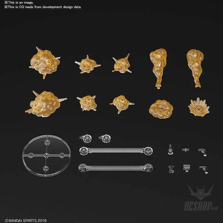 1/144 30MM Customized Effect 03 (Explosion Image Ver.) (Orange) Model Kits Accessories