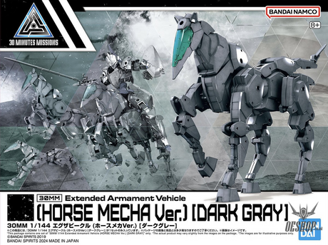 1/144 30MM EV-16 Exa Vehicle (Horse Mecha Ver.) [Dark Gray] Scale Model Kits