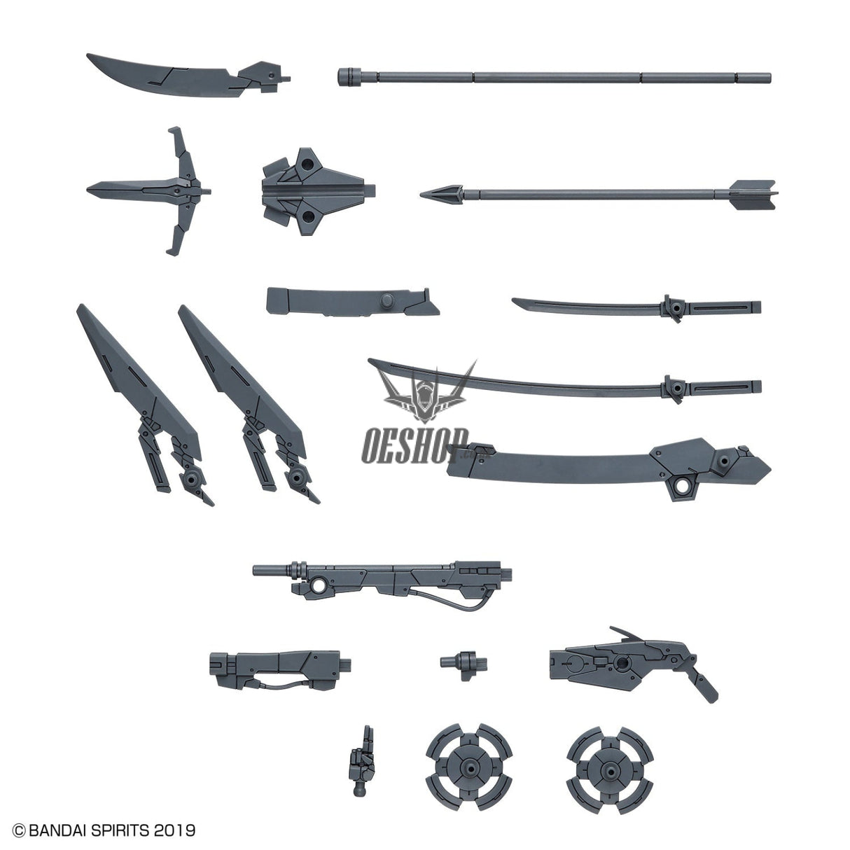 1/144 30MM w-11 Customize Weapons (Sengoku Army) Scale Model Kits