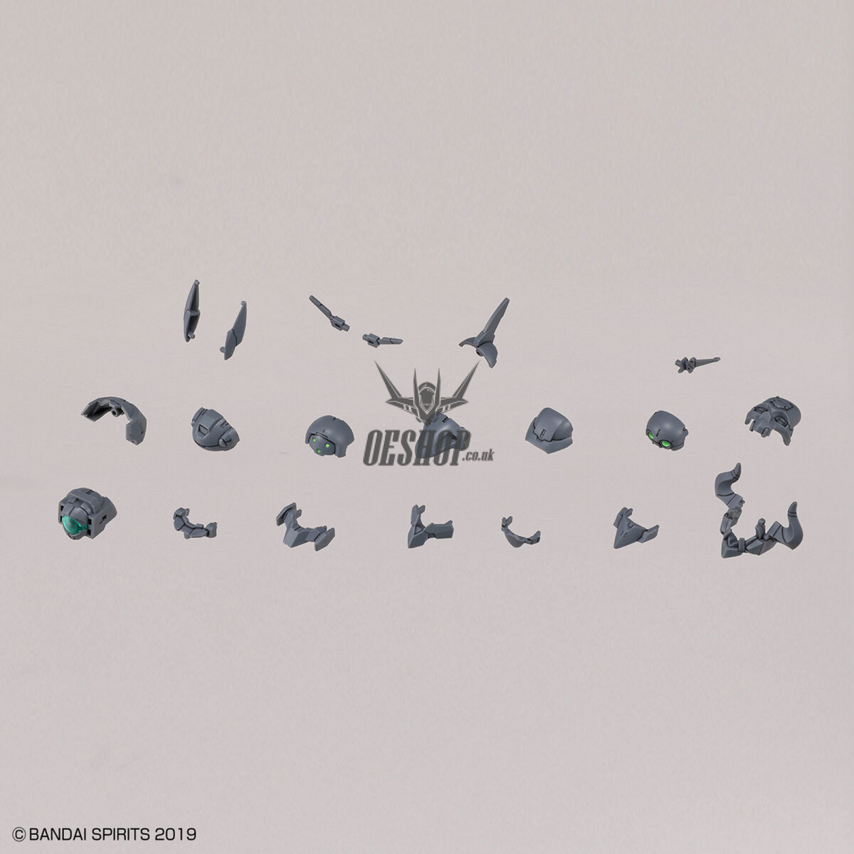 1/144 30MM w-16 Option Parts Set 7 (Customize Heads B) Scale Model Kits