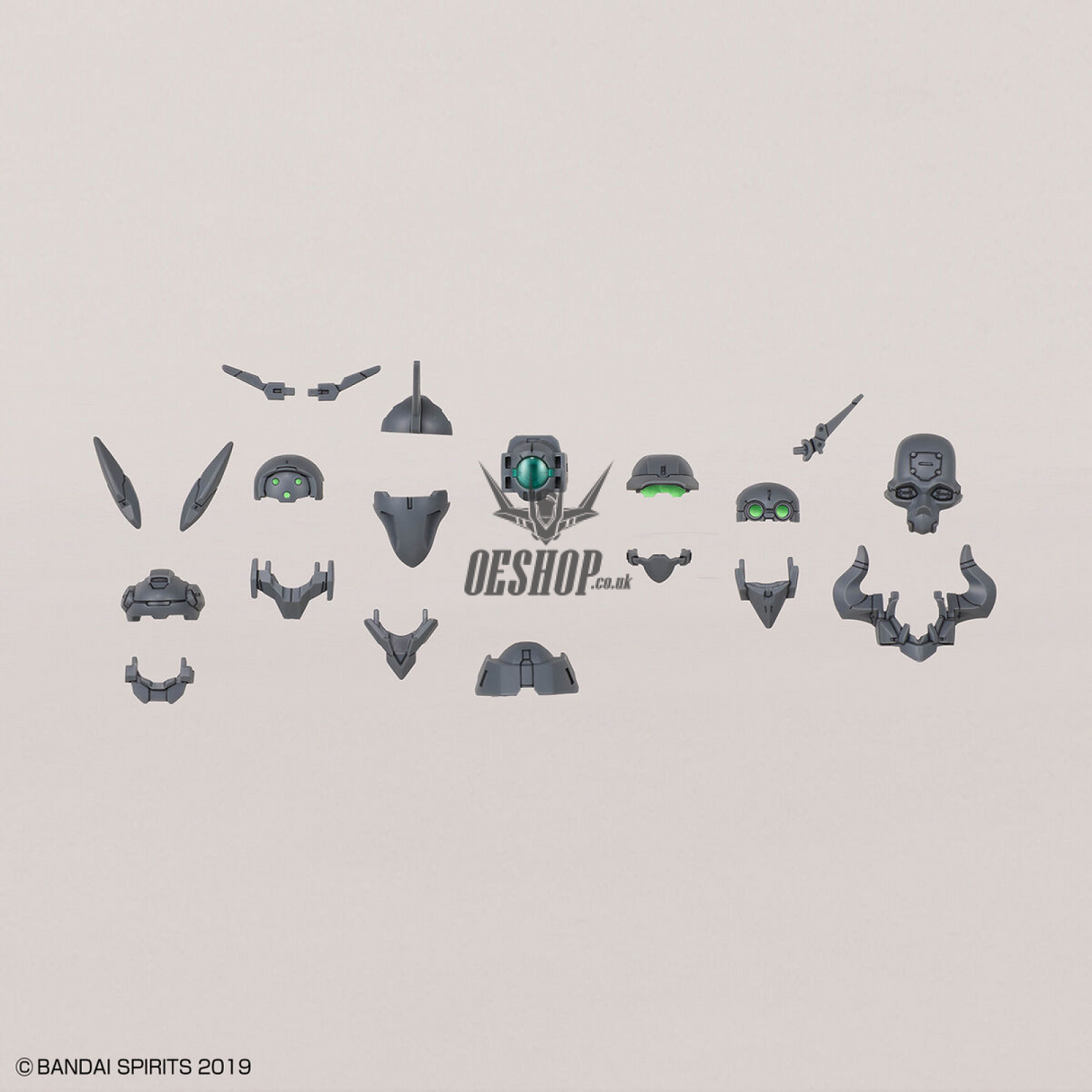 1/144 30MM w-16 Option Parts Set 7 (Customize Heads B) Scale Model Kits