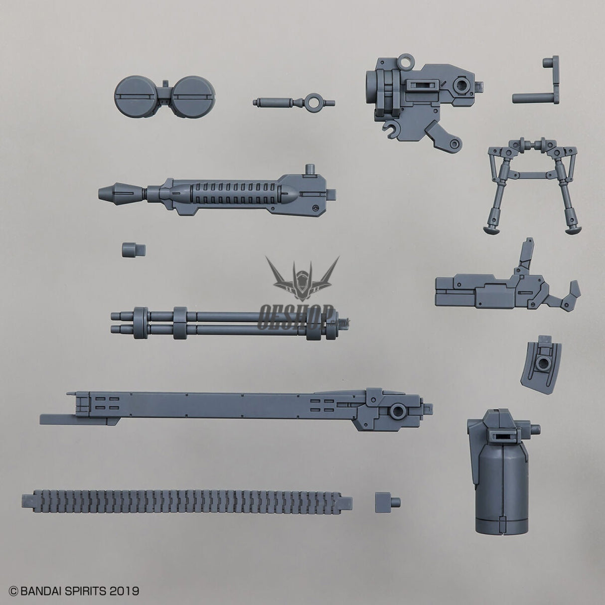1/144 30MM w-18 Customize Weapons (Gatling Unit) Scale Model Kits