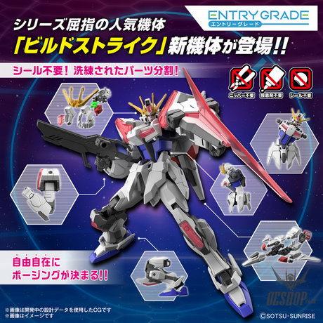 1/144 EG 02 Build Strike Exceed Galaxy (Gundam Build Metaverse) Scale Model Kits