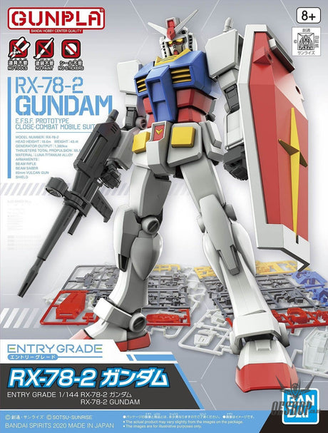 1/144 EG Entry Grade RX-78-2 Gundam Bandai 10.99 OEShop