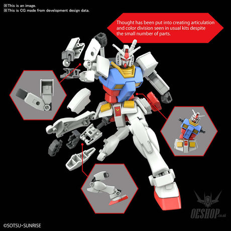 1/144 EG Entry Grade RX-78-2 Gundam Scale Model Kits