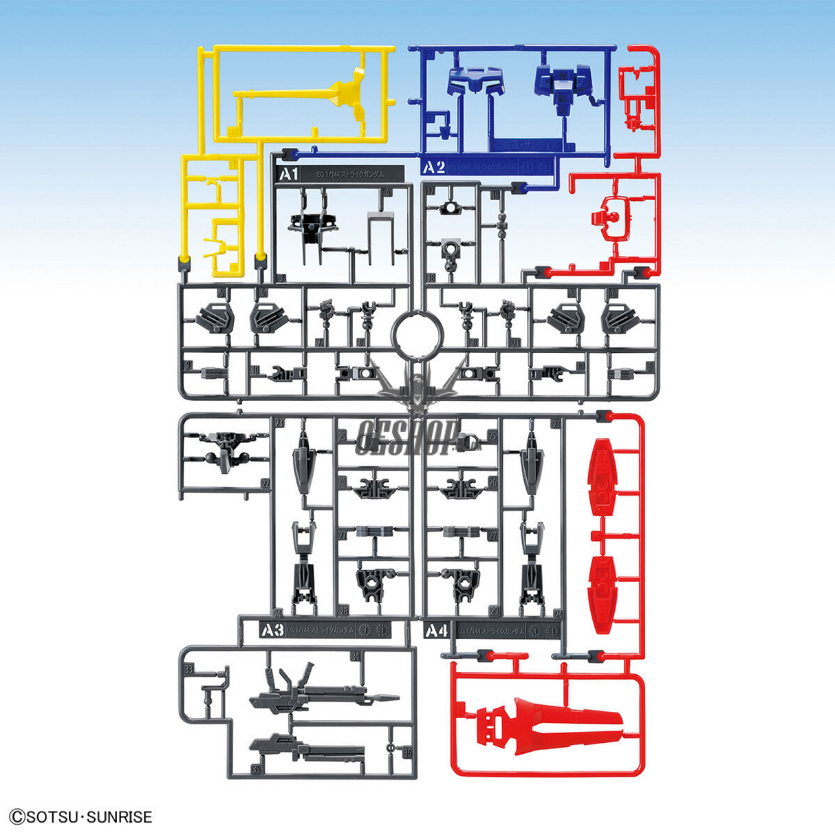 1/144 EG Entry Grade Strike Gundam Scale Model Kits