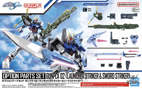 1/144 Gundam Option Parts Set Gunpla 02 (Launcher Striker & Sword Striker) Scale Model Kits