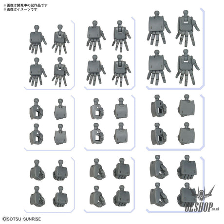 1/144 Gundam Option Parts Set Gunpla 03 (Build Hands Square Shape) Scale Model Kits