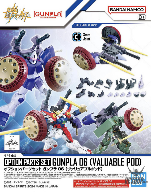 1/144 Gundam Option Parts Set Gunpla 06 (Valuable Pod) Scale Model Kits