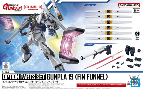 1/144 Gundam Option Parts Set Gunpla 19 (Fin Funnels) - Scale Model Kits