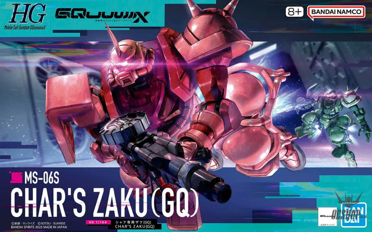 1/144 HG GQuuuuuuX Char’s Zaku (GQ) - Scale Model Kits