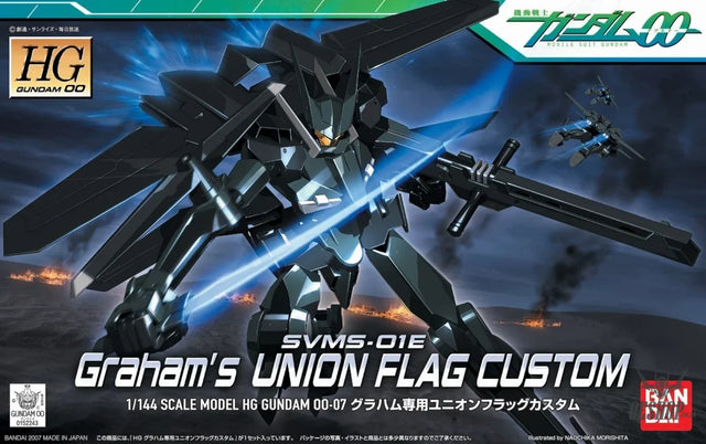 1/144 HG Gundam 00 07 Graham’s Union Flag Custom - Scale Model Kits