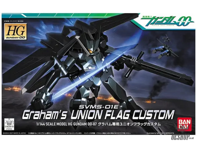 1/144 HG Gundam00 Graham’s Union Flag Custom - Scale Model Kits
