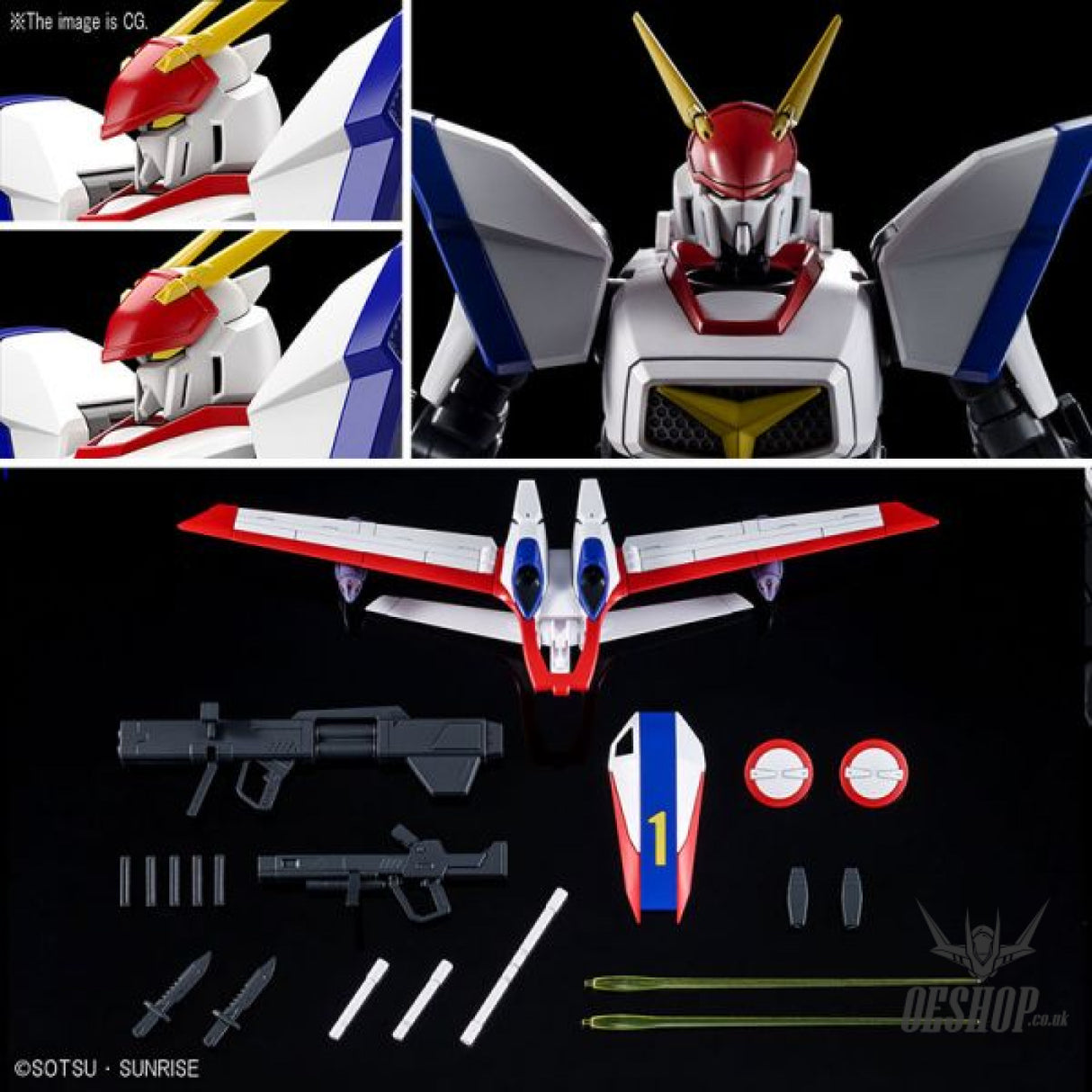 1/144 HG Metal Armor XD-01 + Xdfu-01 Dragonar -1 plus Lifter-1 Scale Model Kits