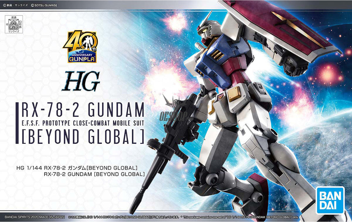 1/144 HG RX-78-2 Gundam (Beyond Global) Bandai 26.99 OEShop