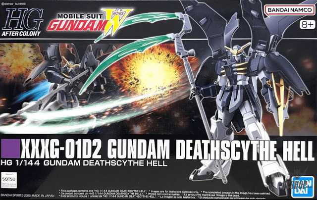 1/144 HGAC Gundam Deathscythe Hell (Gundam Wing) Scale Model Kits
