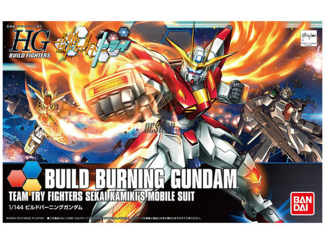 1/144 HGBF 018 Build Burning Gundam Scale Model Kits