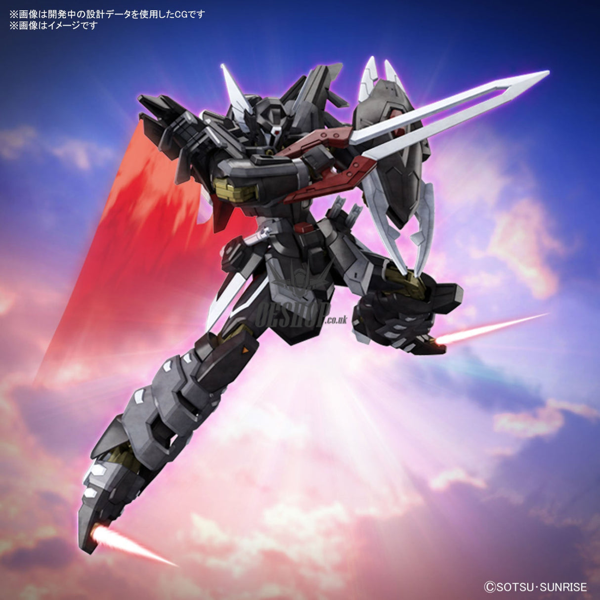 1/144 HGCE 245 Black Knight Squad Shi-ve.A Scale Model Kits