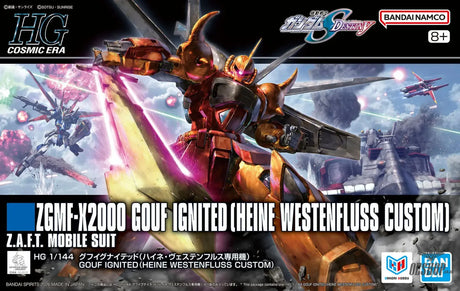 1/144 HGCE xxx Gouf Ignited (Heine Westenfluss Custom) - Scale Model Kits