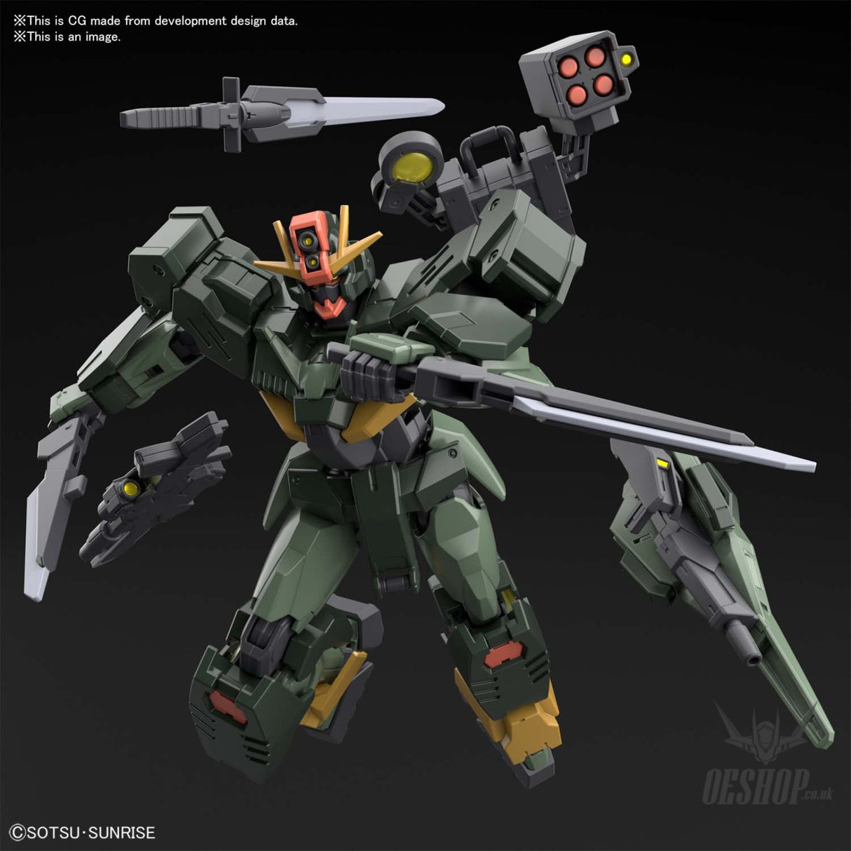1/144 HGGBB 05 Gundam 00 Command QAN[T] Gundam Breaker Battlogue Scale Model Kits