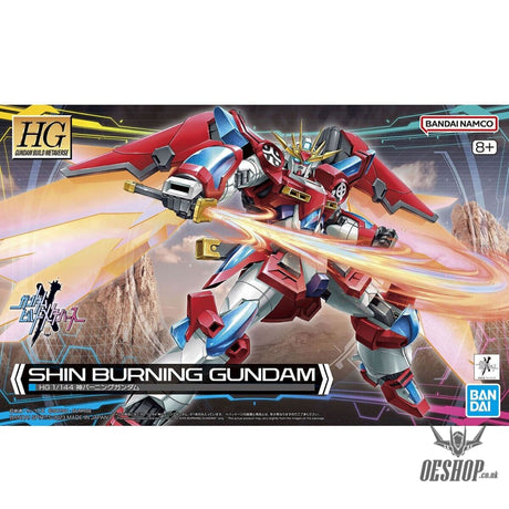 1/144 HGGBM 04 Shin Burning Gundam (Gundam Build Metaverse) Scale Model Kits
