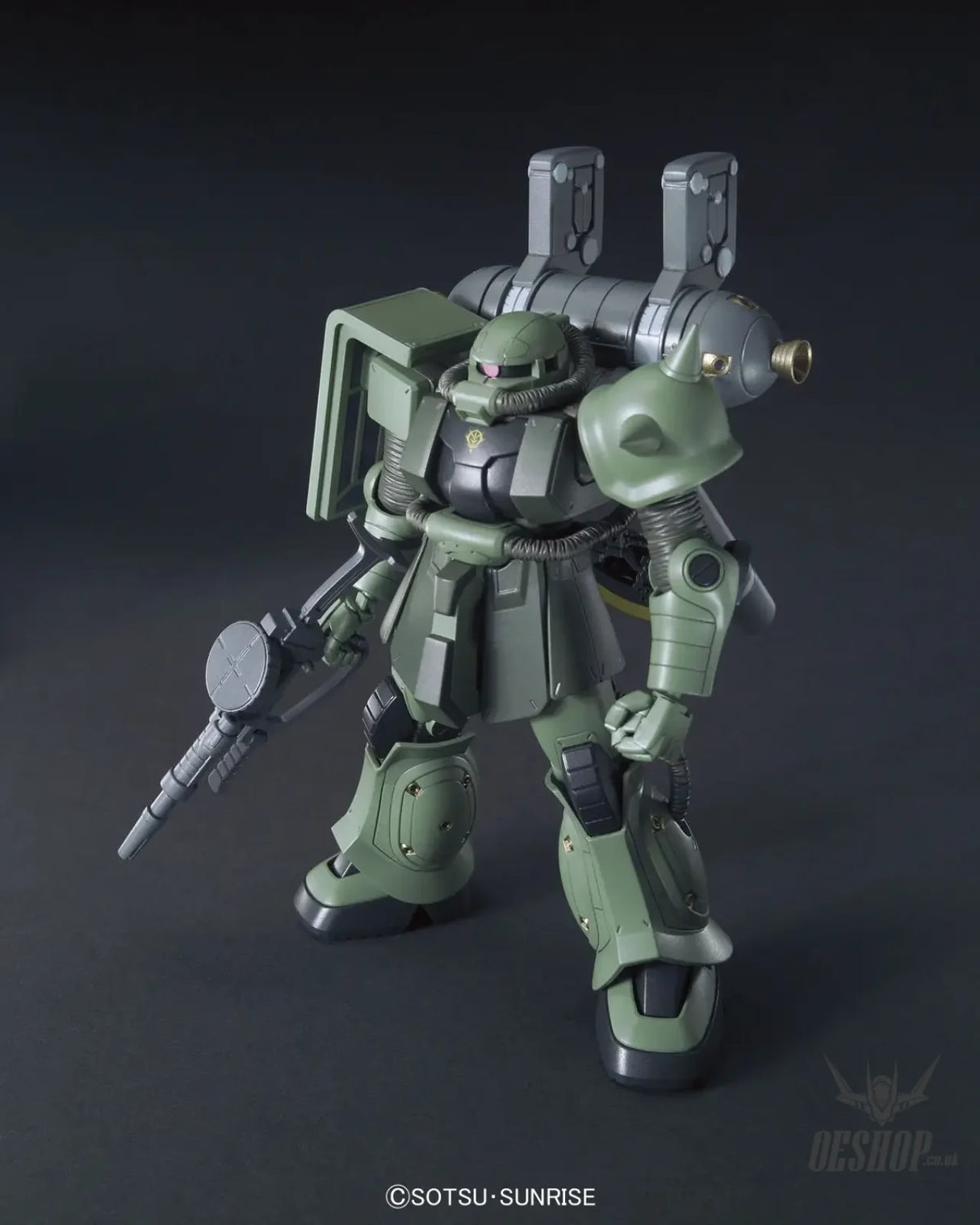 1/144 HGGT Zaku II + Big Gun (Gundam Thunderbolt Ver.) Anime Ver. - Scale Model Kits