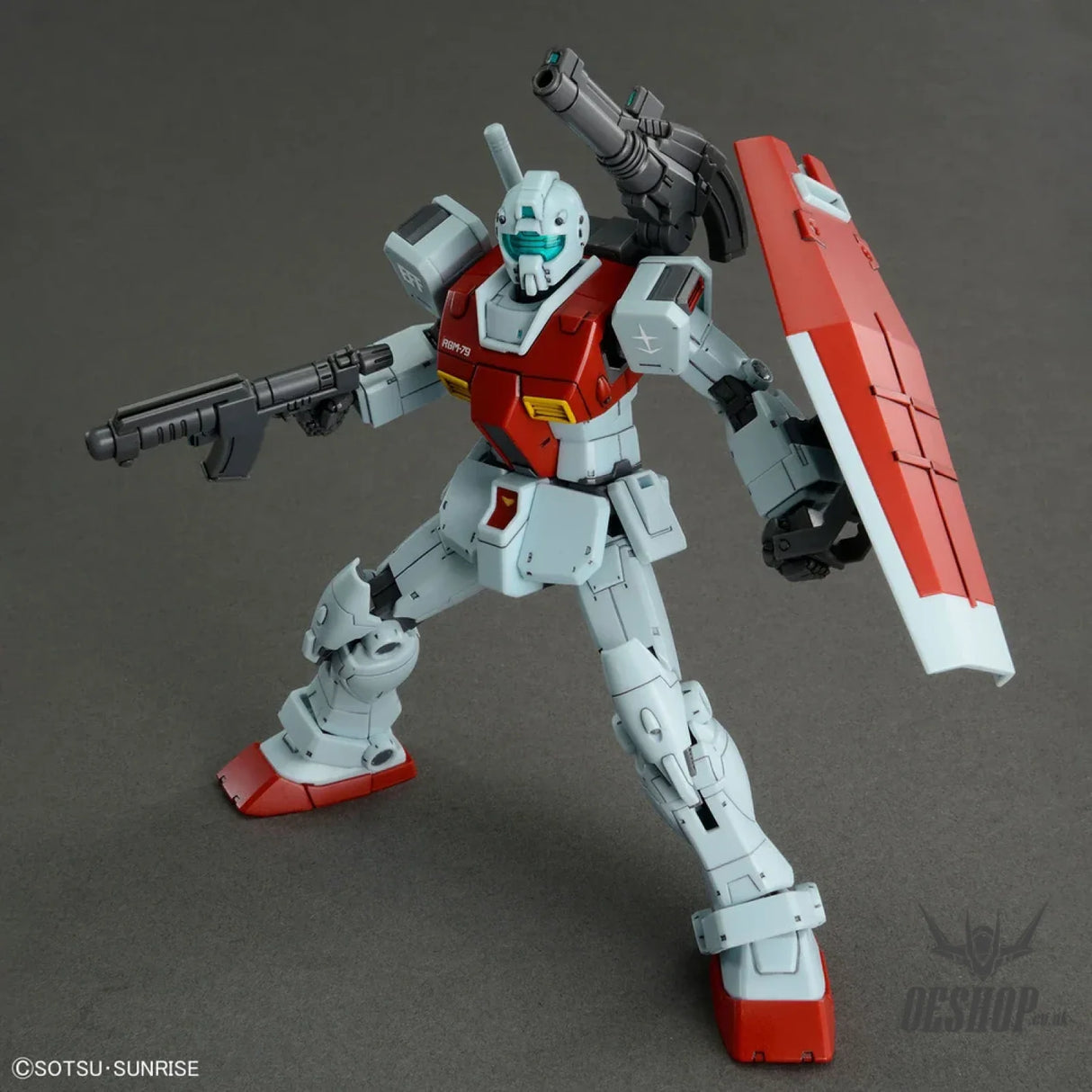 1/144 HGGTO RGM-79 GM (Shoulder Cannon/ Missile Pod) Scale Model Kits