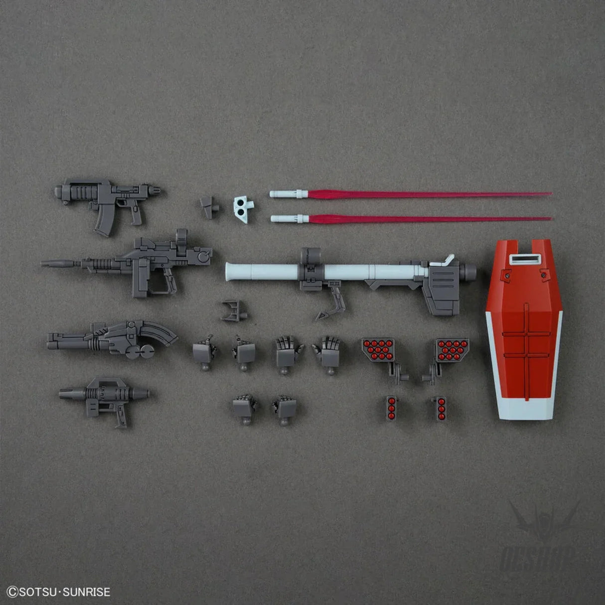 1/144 HGGTO RGM-79 GM (Shoulder Cannon/ Missile Pod) Scale Model Kits