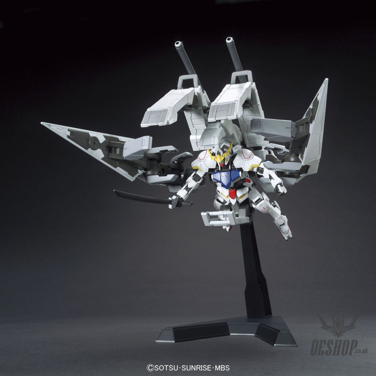 1/144 HGIBO 007 Gundam Barbatos + Long-Distance Transportation Booster Kutan Type-III Scale Model Kits