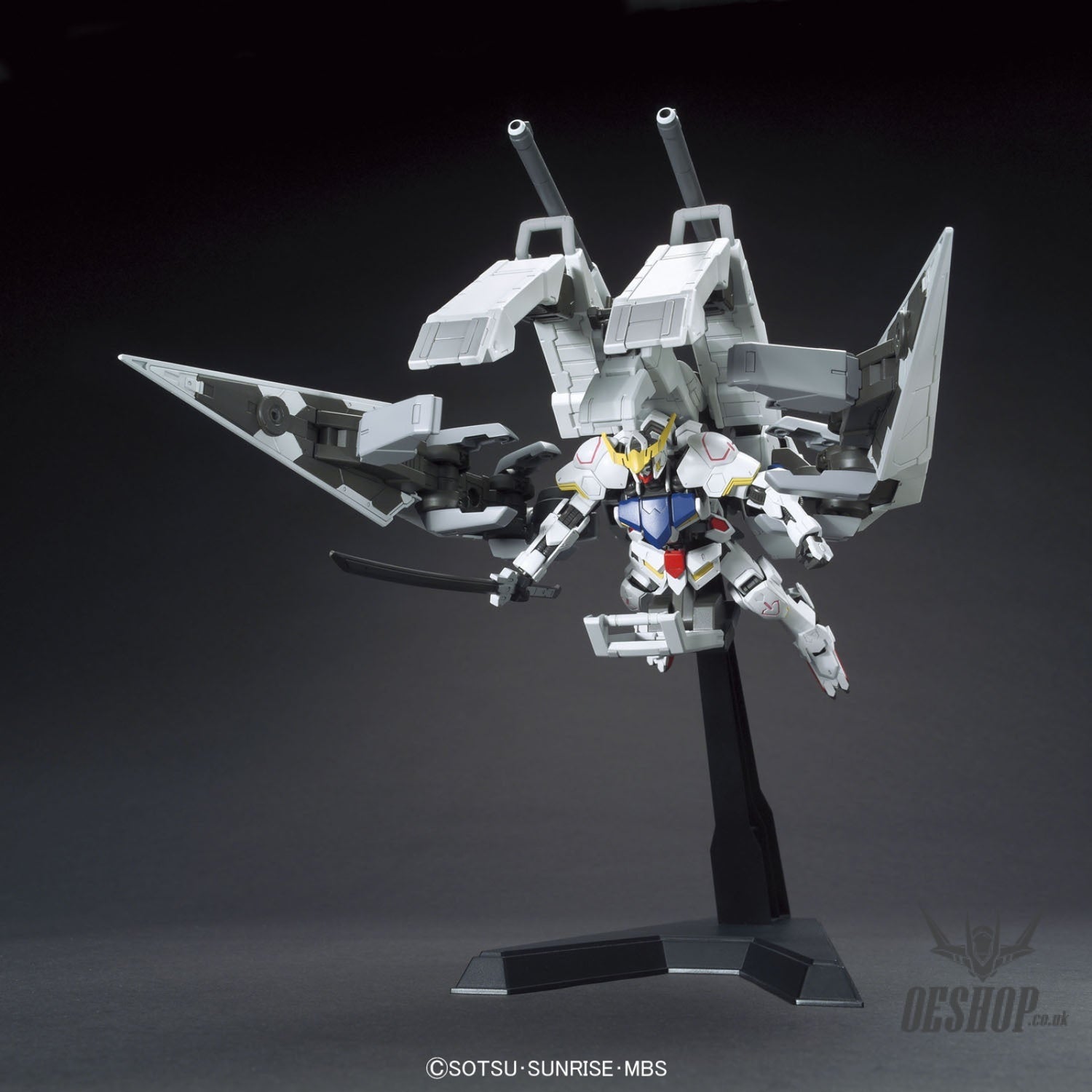 1/144 HGIBO 007 Gundam Barbatos + Long-Distance Transportation Booster Kutan Type-III Scale Model Kits