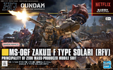 1/144 HGRFV 254 MS-06F Zaku II F Type Solari (Gundam: Requiem For Vengeance) NETFLIX Scale Model Kits