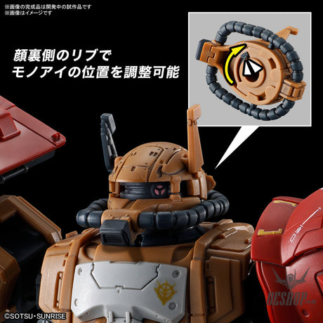 1/144 HGRFV 254 MS-06F Zaku II F Type Solari (Gundam: Requiem For Vengeance) NETFLIX Scale Model Kits