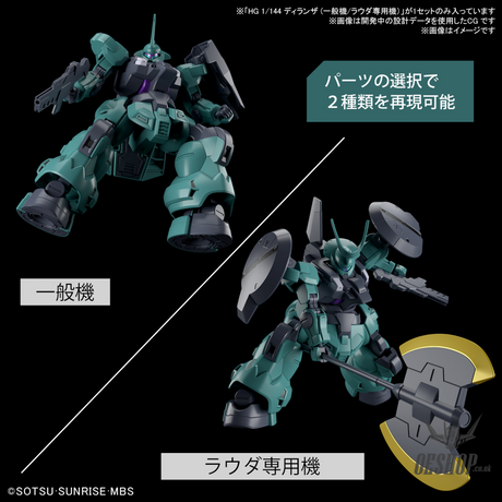 1/144 HGTWFM 05 Dilanza Standard Type/Lauda ’s Dilanza (The Witch from Mercury) Scale Model Kits