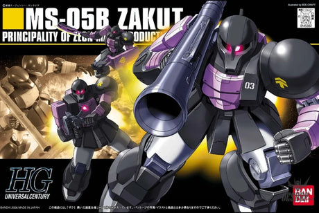 1/144 HGUC 068 Zaku I Black Trinity - Scale Model Kits