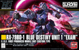 1/144 HGUC 207 RX-79BD-1 Blue Destiny Unit 1 ’EXAM’ Scale Model Kits