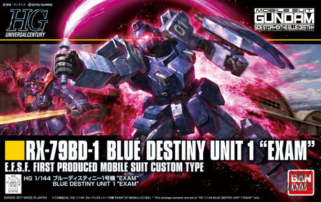 1/144 HGUC 207 RX-79BD-1 Blue Destiny Unit 1 ’EXAM’ Scale Model Kits