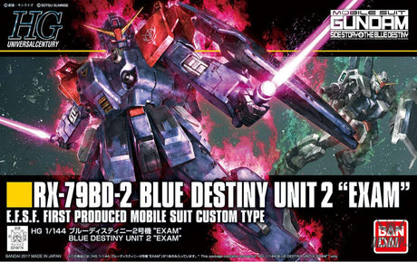 1/144 HGUC 208 RX-79BD-2 Blue Destiny Unit 2 ’EXAM’ Scale Model Kits