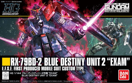 1/144 HGUC 208 RX-79BD-2 Blue Destiny Unit 2 ’EXAM’ Scale Model Kits
