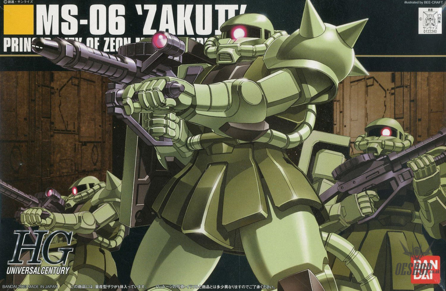 1/144 HGUC 40 Zaku II Production Type Scale Model Kits