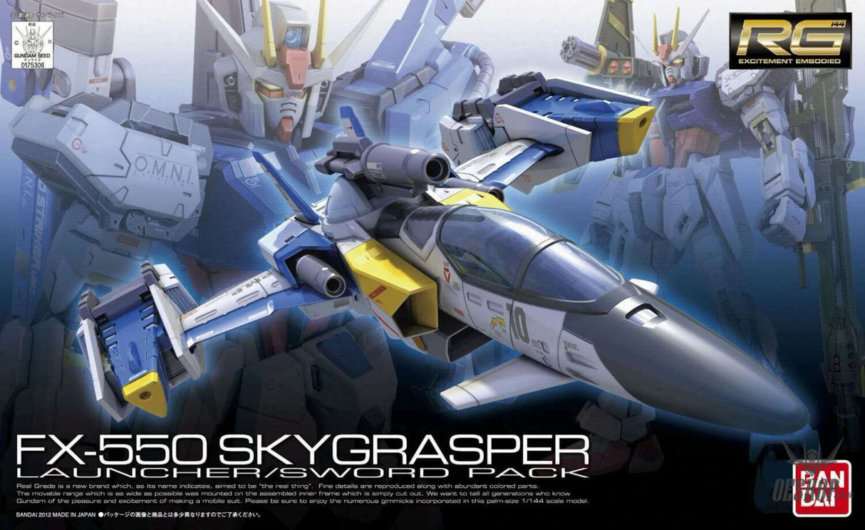 1/144 RG 06 FX-550 Skygrasper Launcher/Sword Pack Scale Model Kits