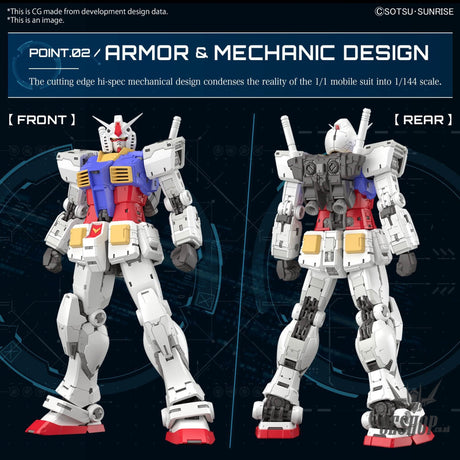 1/144 RG 40 RX-78-2 Gundam Ver.2.0 Scale Model Kits
