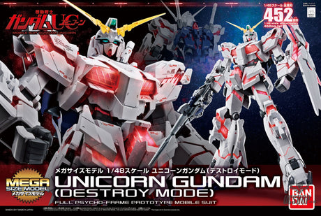 1/48 MEGA SIZE MODEL Unicorn Gundam (Destroy Mode) Scale Model Kits