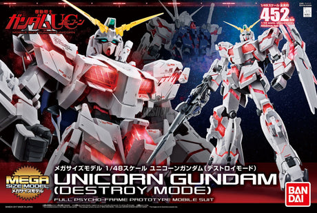 1/48 MEGA SIZE MODEL Unicorn Gundam (Destroy Mode) Scale Model Kits