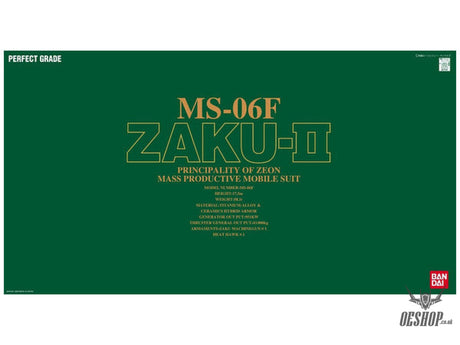 1/60 PG MS-06F Zaku II Scale Model Kits