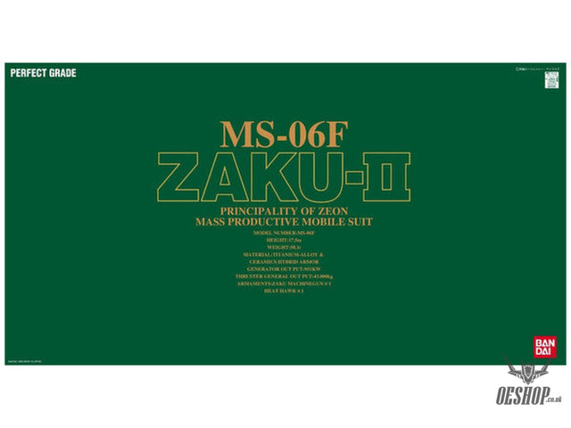 1/60 PG MS-06F Zaku II Scale Model Kits