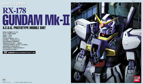 1/60 PG Perfect Grade RX-178 Gundam Mk-II AEUG White Scale Model Kits