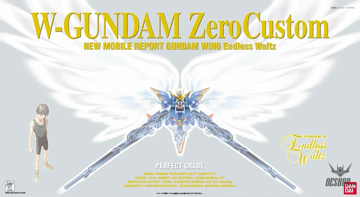 1/60 PG Wing Gundam Zero Custom Scale Model Kits