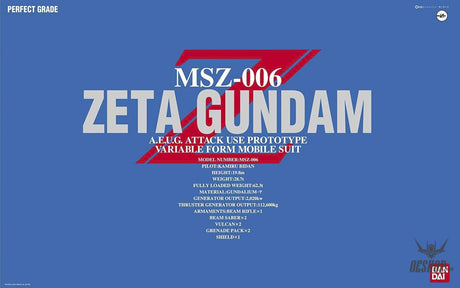 1/60 PG Zeta Gundam Scale Model Kits